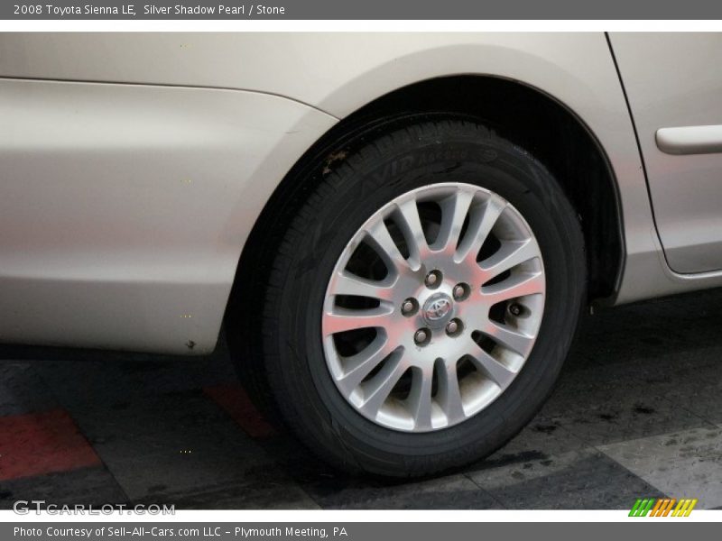 Silver Shadow Pearl / Stone 2008 Toyota Sienna LE
