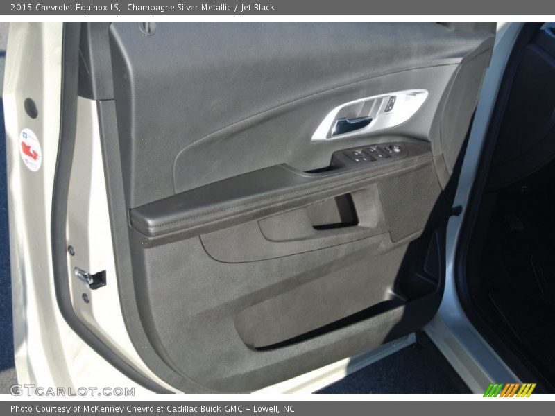 Champagne Silver Metallic / Jet Black 2015 Chevrolet Equinox LS