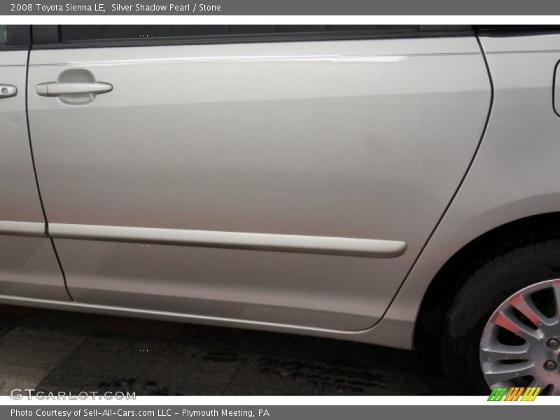 Silver Shadow Pearl / Stone 2008 Toyota Sienna LE