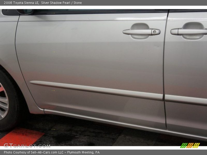 Silver Shadow Pearl / Stone 2008 Toyota Sienna LE