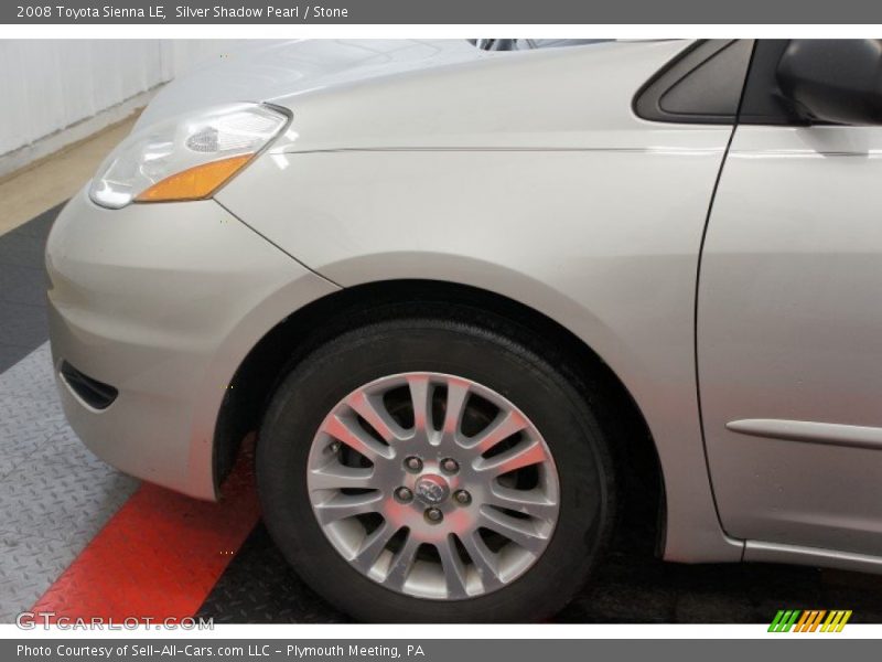 Silver Shadow Pearl / Stone 2008 Toyota Sienna LE