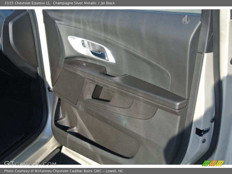 Champagne Silver Metallic / Jet Black 2015 Chevrolet Equinox LS