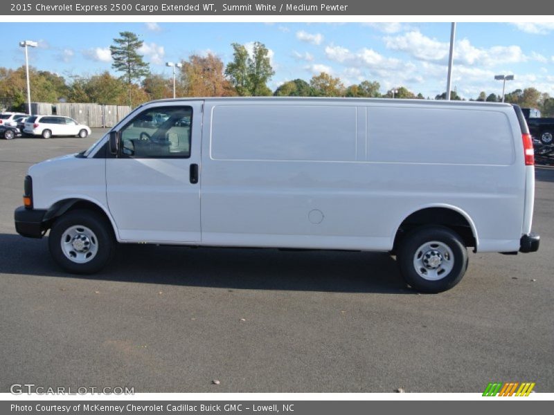  2015 Express 2500 Cargo Extended WT Summit White