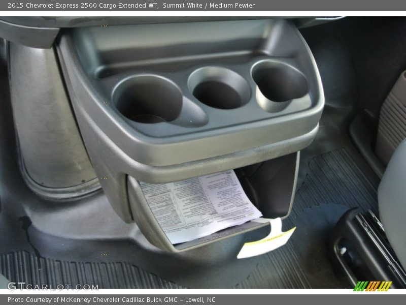 Summit White / Medium Pewter 2015 Chevrolet Express 2500 Cargo Extended WT