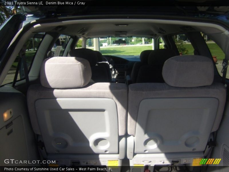Denim Blue Mica / Gray 2001 Toyota Sienna LE