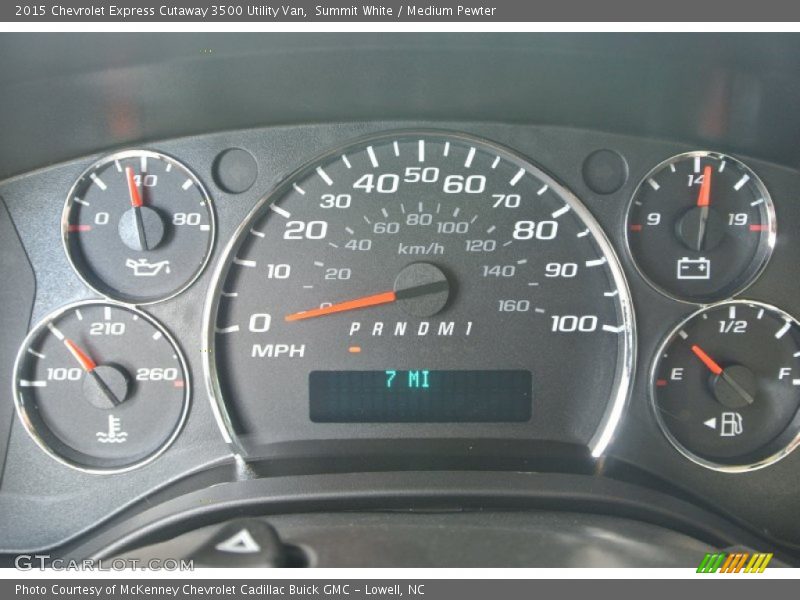  2015 Express Cutaway 3500 Utility Van 3500 Utility Van Gauges