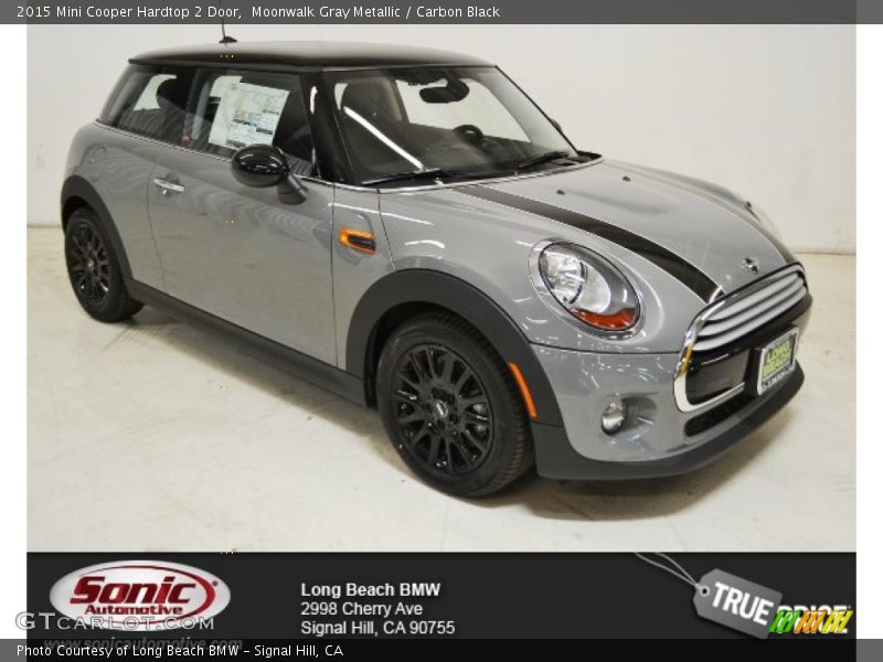 Moonwalk Gray Metallic / Carbon Black 2015 Mini Cooper Hardtop 2 Door