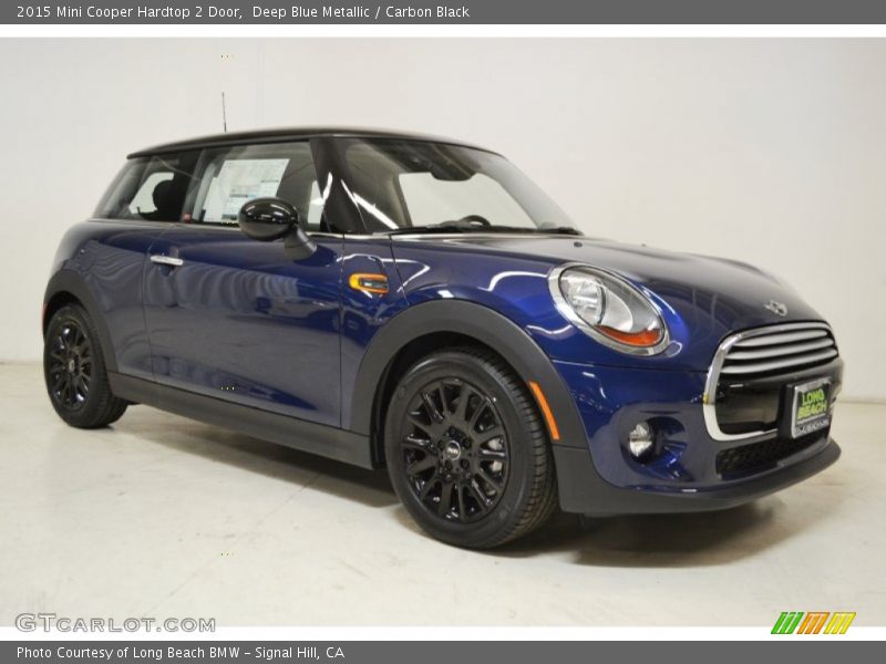 Deep Blue Metallic / Carbon Black 2015 Mini Cooper Hardtop 2 Door