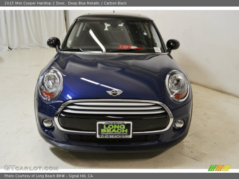 Deep Blue Metallic / Carbon Black 2015 Mini Cooper Hardtop 2 Door