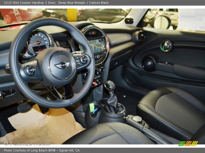 Deep Blue Metallic / Carbon Black 2015 Mini Cooper Hardtop 2 Door