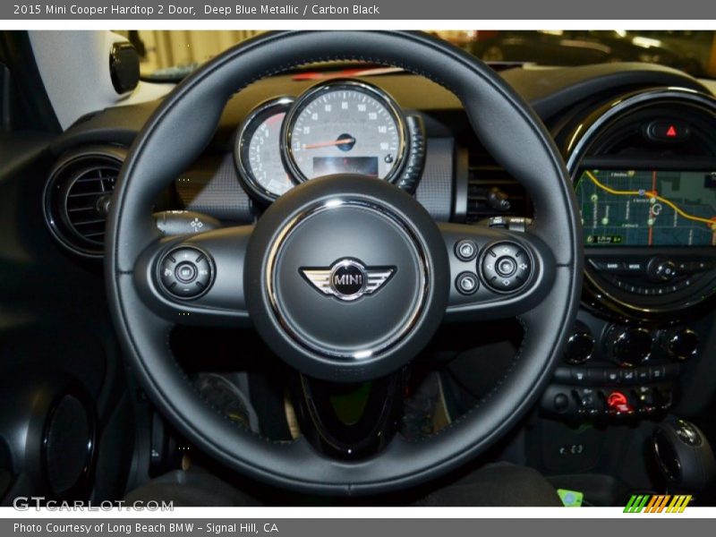 Deep Blue Metallic / Carbon Black 2015 Mini Cooper Hardtop 2 Door