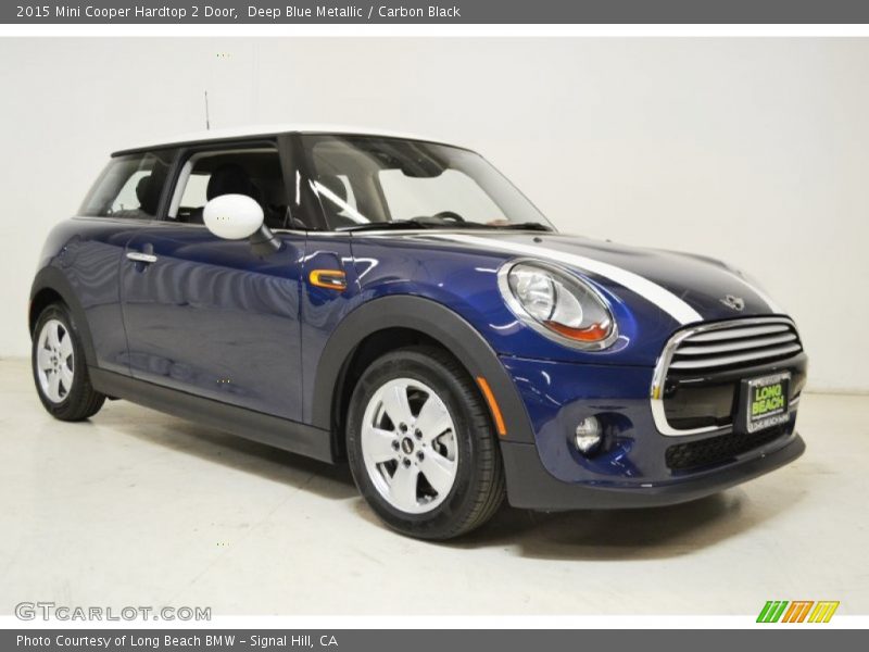 Deep Blue Metallic / Carbon Black 2015 Mini Cooper Hardtop 2 Door