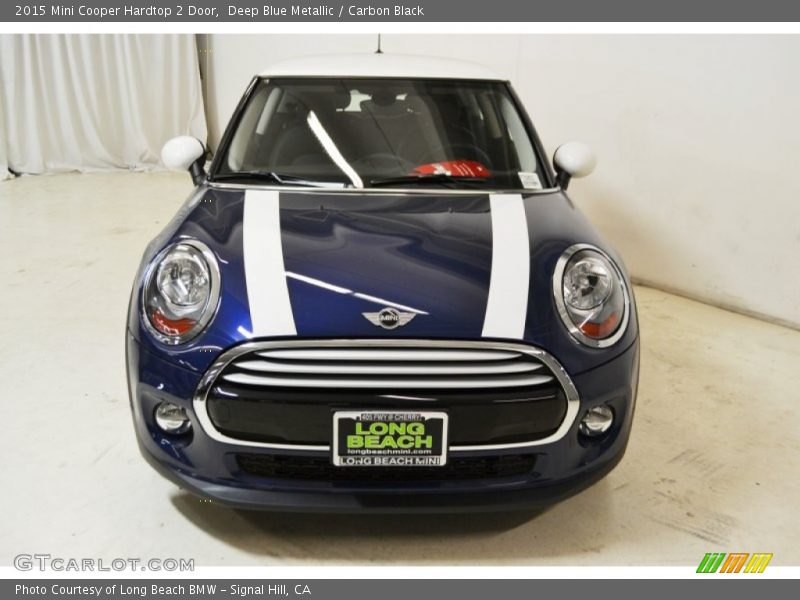 Deep Blue Metallic / Carbon Black 2015 Mini Cooper Hardtop 2 Door