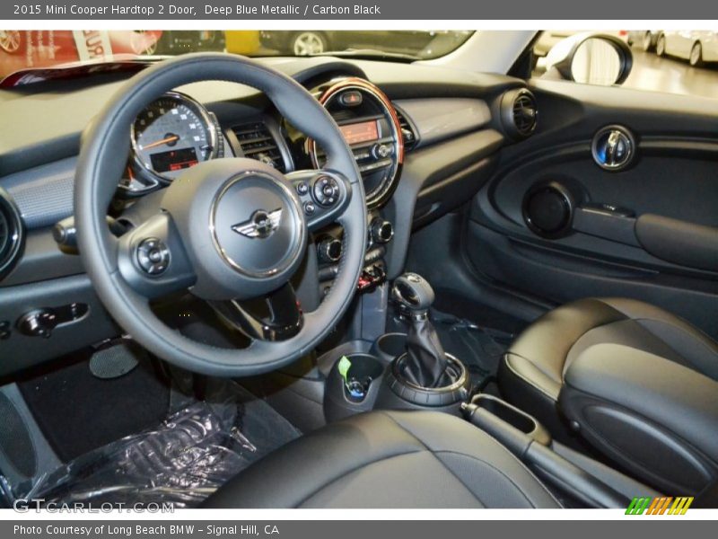 Deep Blue Metallic / Carbon Black 2015 Mini Cooper Hardtop 2 Door