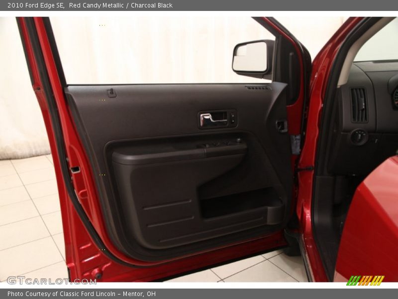 Red Candy Metallic / Charcoal Black 2010 Ford Edge SE