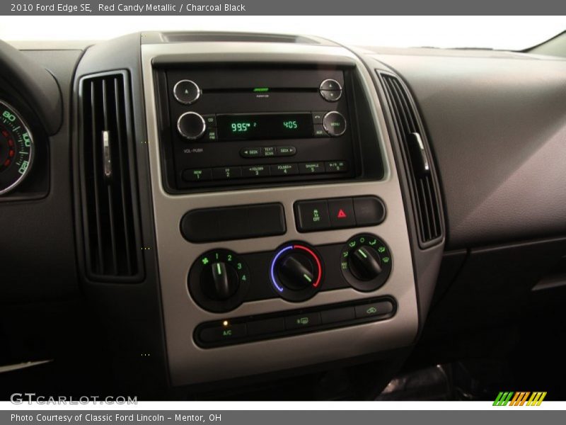 Red Candy Metallic / Charcoal Black 2010 Ford Edge SE