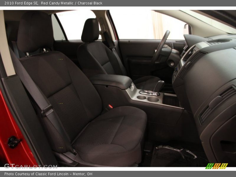 Red Candy Metallic / Charcoal Black 2010 Ford Edge SE