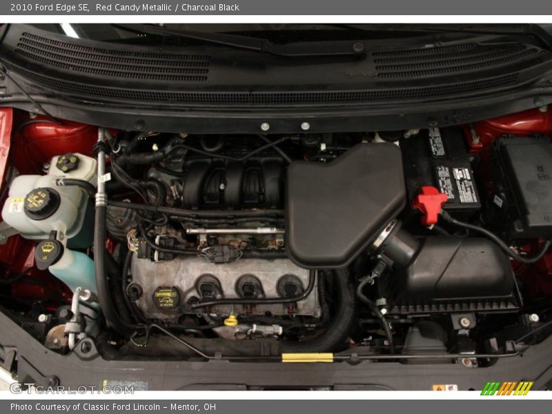 Red Candy Metallic / Charcoal Black 2010 Ford Edge SE