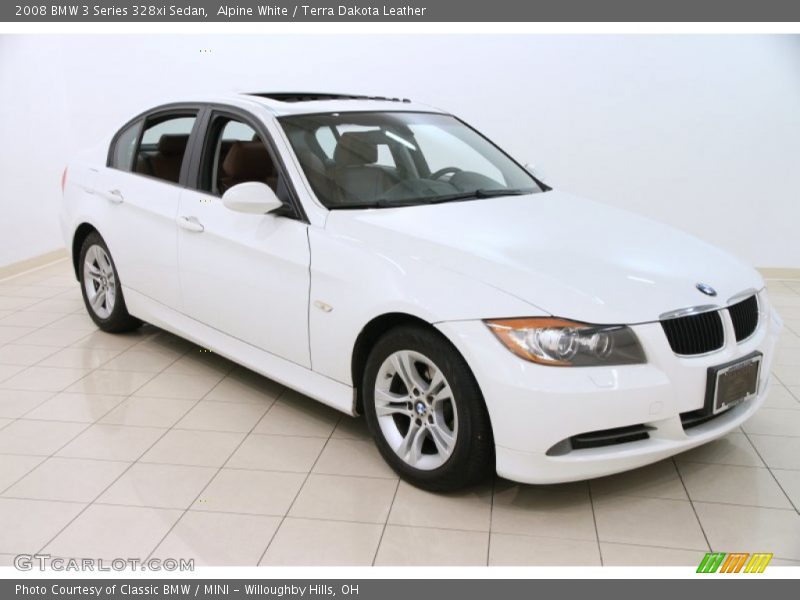 Alpine White / Terra Dakota Leather 2008 BMW 3 Series 328xi Sedan
