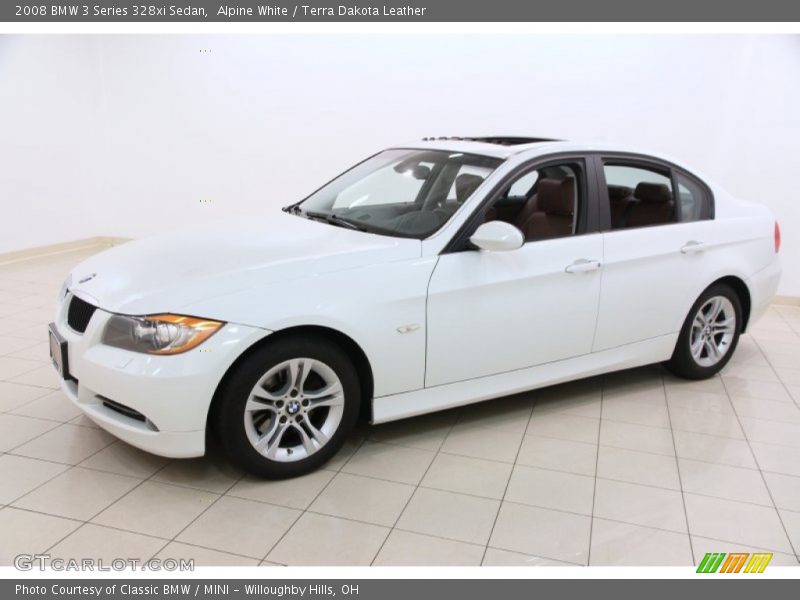 Alpine White / Terra Dakota Leather 2008 BMW 3 Series 328xi Sedan