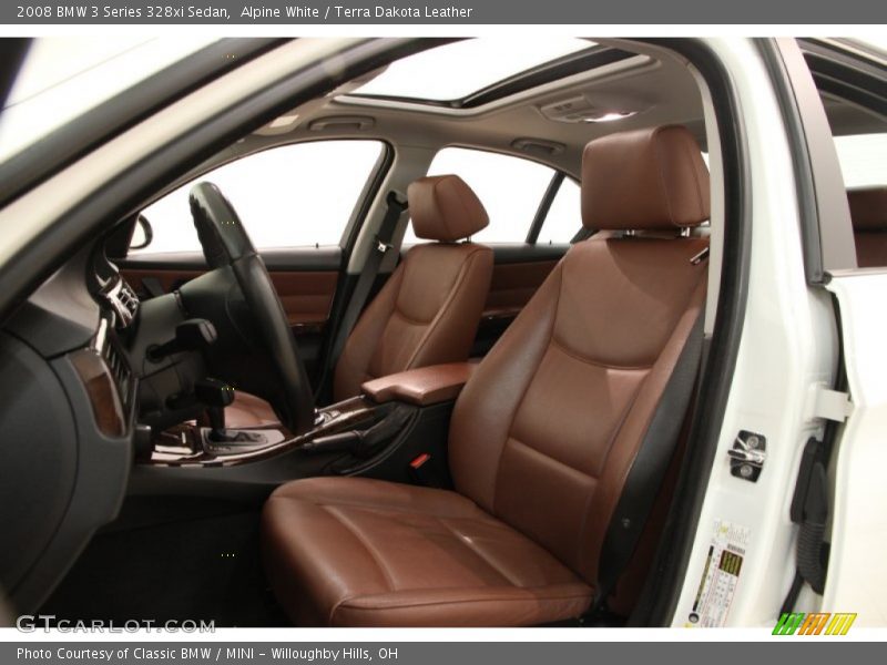 Alpine White / Terra Dakota Leather 2008 BMW 3 Series 328xi Sedan