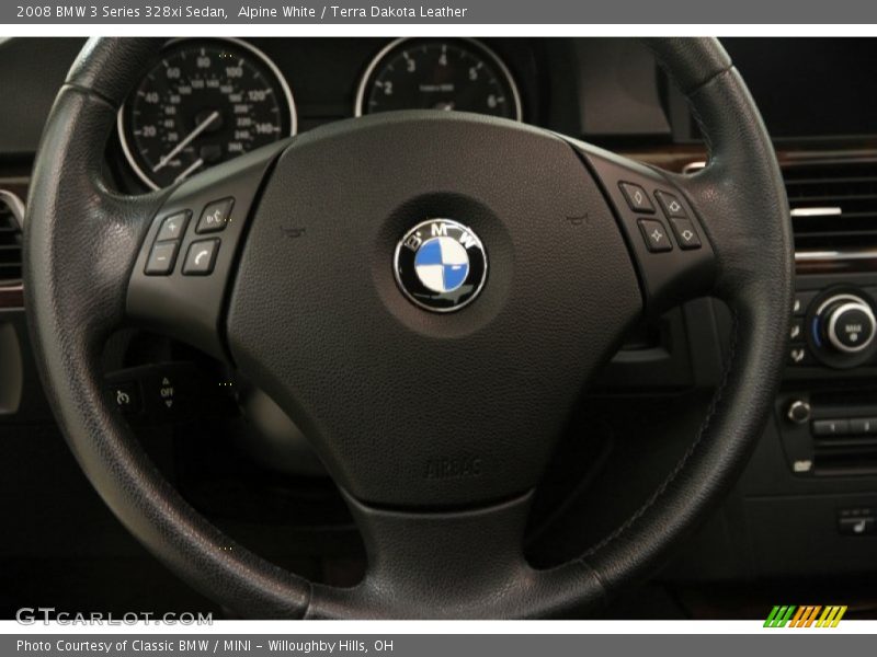 Alpine White / Terra Dakota Leather 2008 BMW 3 Series 328xi Sedan