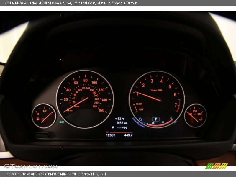  2014 4 Series 428i xDrive Coupe 428i xDrive Coupe Gauges