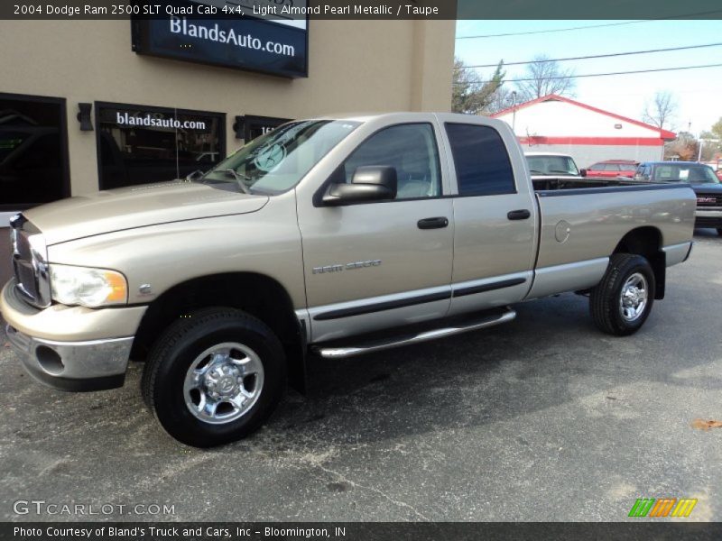 Light Almond Pearl Metallic / Taupe 2004 Dodge Ram 2500 SLT Quad Cab 4x4