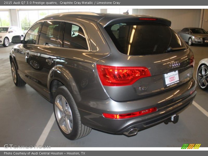 Graphite Gray Metallic / Limestone Gray 2015 Audi Q7 3.0 Prestige quattro