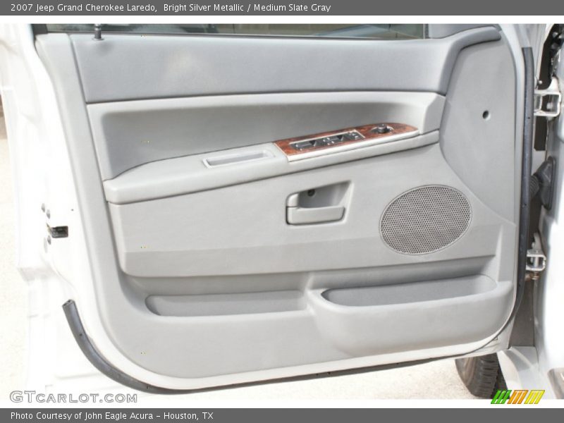 Bright Silver Metallic / Medium Slate Gray 2007 Jeep Grand Cherokee Laredo