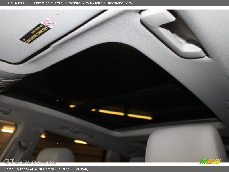 Graphite Gray Metallic / Limestone Gray 2015 Audi Q7 3.0 Prestige quattro