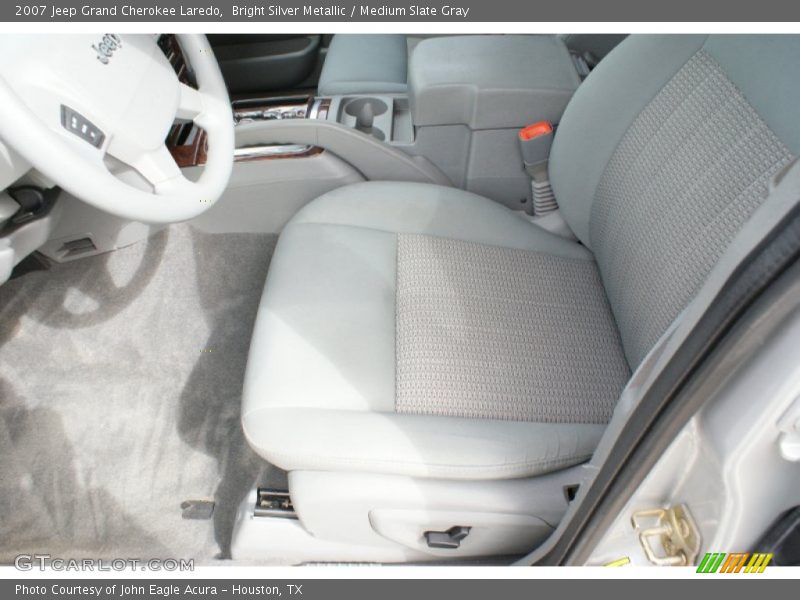 Bright Silver Metallic / Medium Slate Gray 2007 Jeep Grand Cherokee Laredo