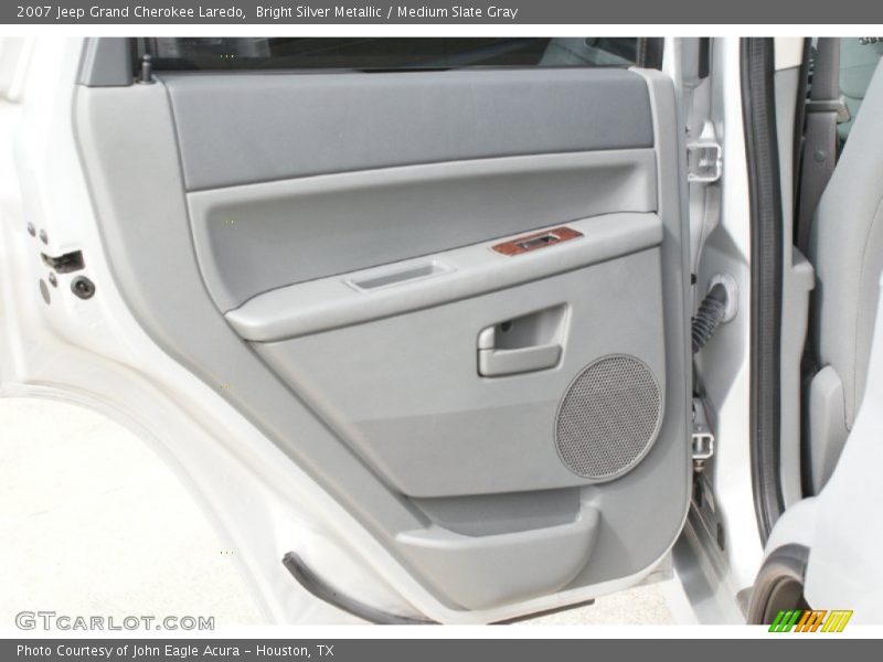 Bright Silver Metallic / Medium Slate Gray 2007 Jeep Grand Cherokee Laredo