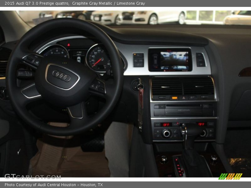 Graphite Gray Metallic / Limestone Gray 2015 Audi Q7 3.0 Prestige quattro
