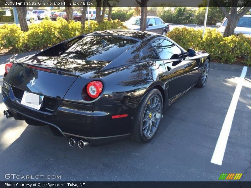 Black / Black 2008 Ferrari 599 GTB Fiorano F1