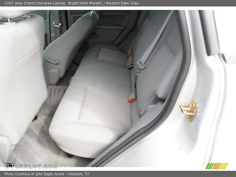 Bright Silver Metallic / Medium Slate Gray 2007 Jeep Grand Cherokee Laredo