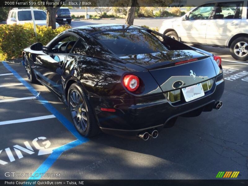 Black / Black 2008 Ferrari 599 GTB Fiorano F1