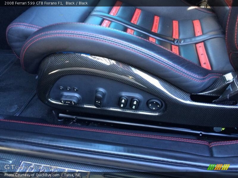 Front Seat of 2008 599 GTB Fiorano F1