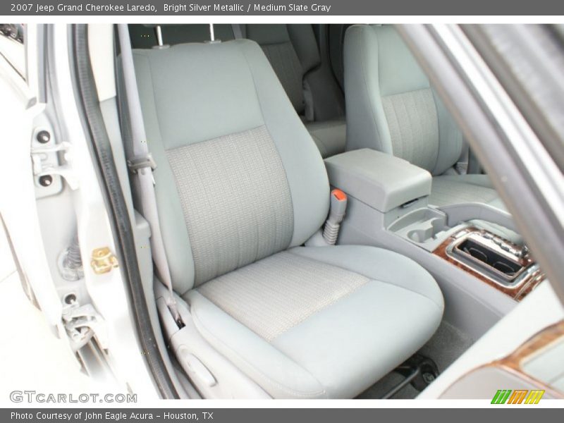 Bright Silver Metallic / Medium Slate Gray 2007 Jeep Grand Cherokee Laredo