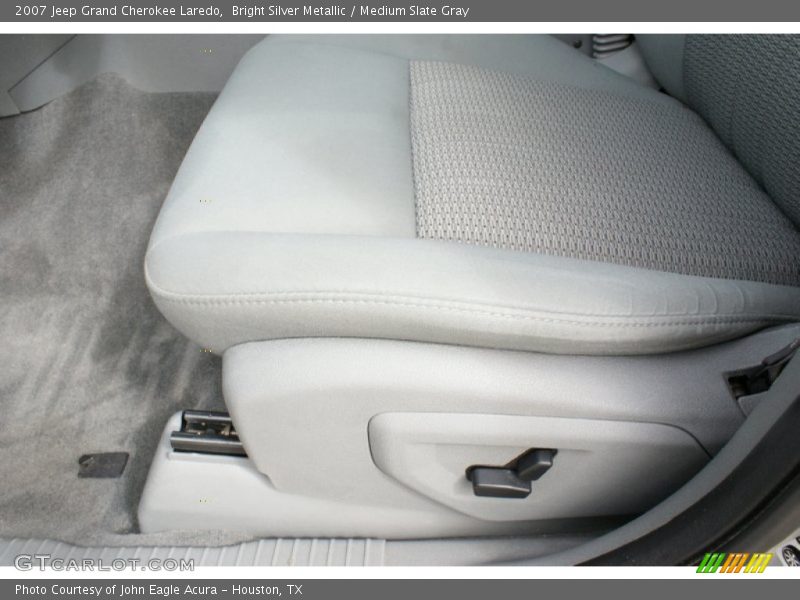 Bright Silver Metallic / Medium Slate Gray 2007 Jeep Grand Cherokee Laredo