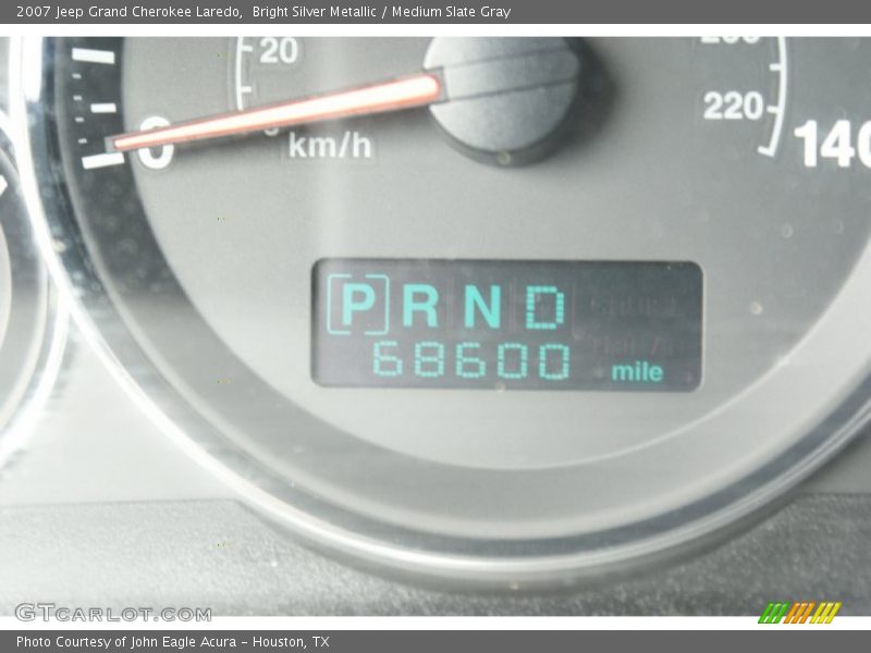 Bright Silver Metallic / Medium Slate Gray 2007 Jeep Grand Cherokee Laredo