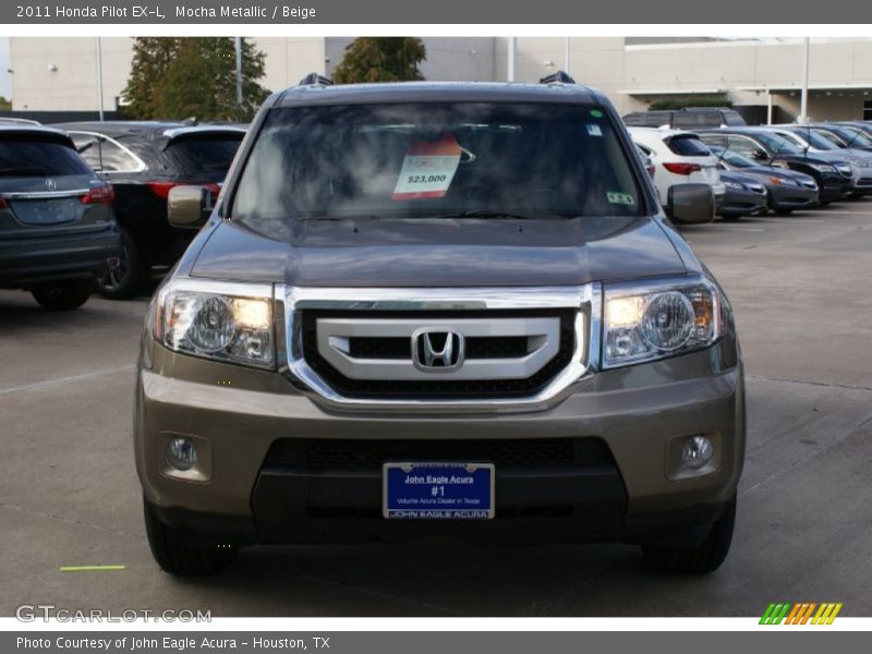 Mocha Metallic / Beige 2011 Honda Pilot EX-L