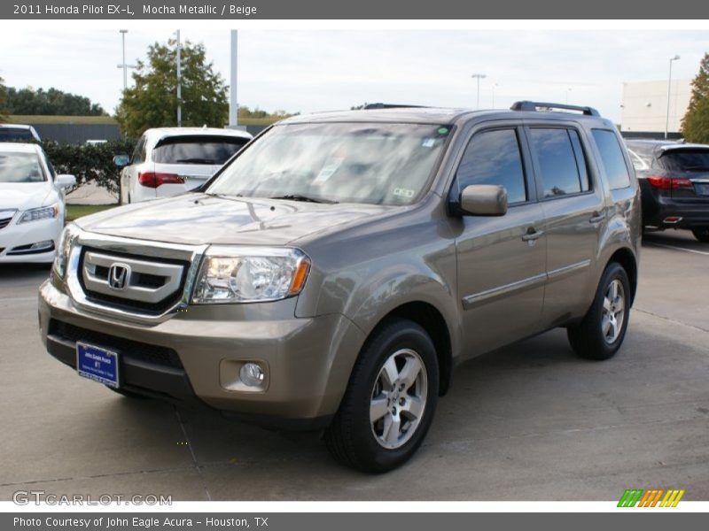 Mocha Metallic / Beige 2011 Honda Pilot EX-L