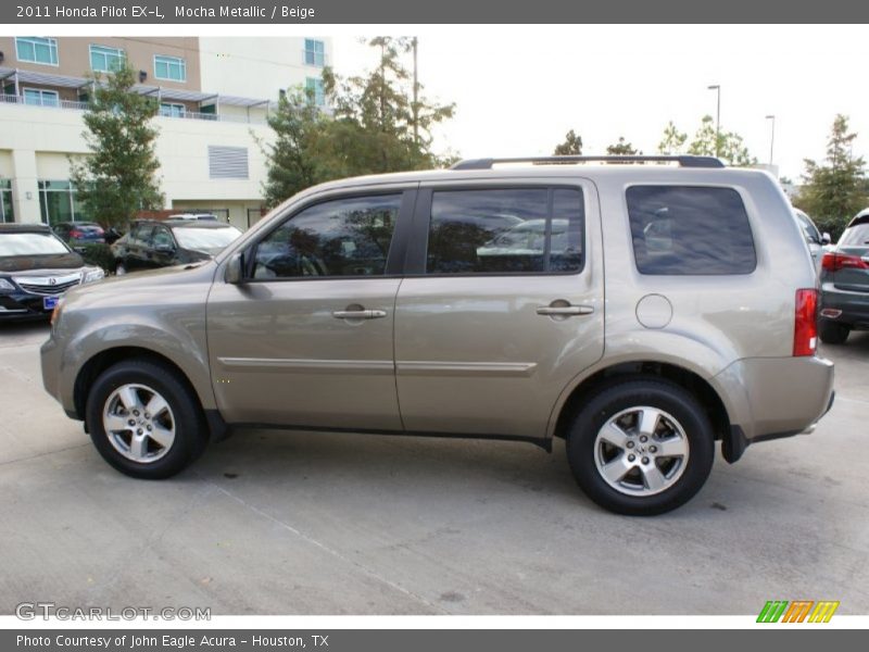 Mocha Metallic / Beige 2011 Honda Pilot EX-L