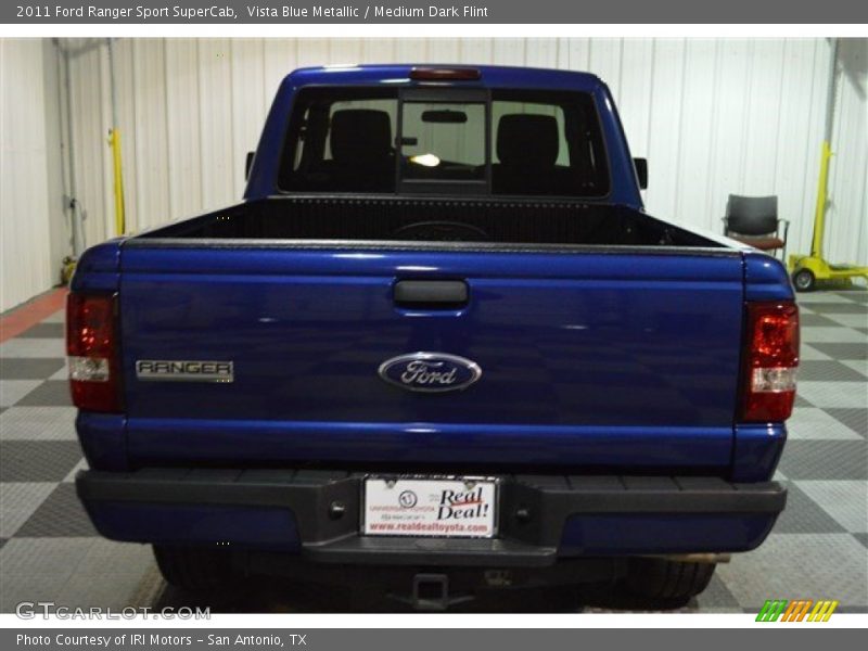 Vista Blue Metallic / Medium Dark Flint 2011 Ford Ranger Sport SuperCab