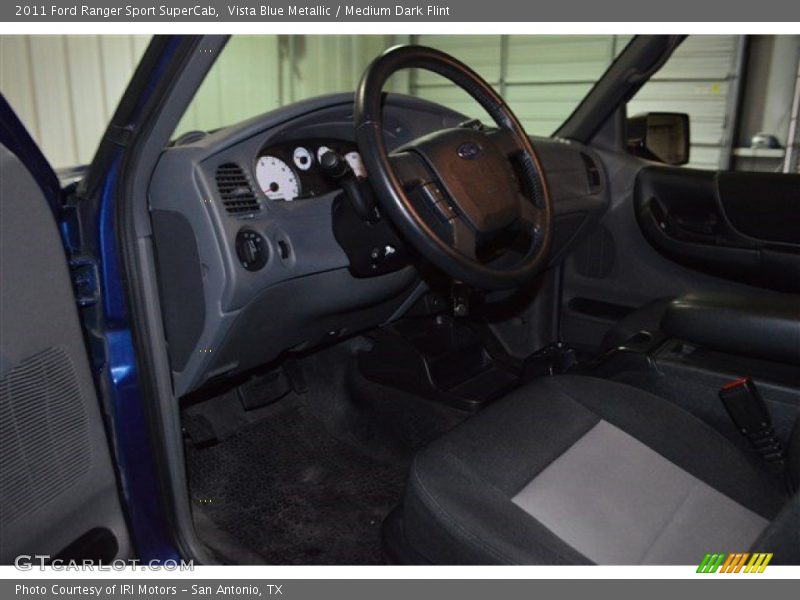 Vista Blue Metallic / Medium Dark Flint 2011 Ford Ranger Sport SuperCab