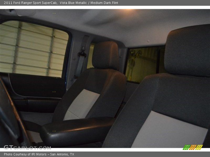 Vista Blue Metallic / Medium Dark Flint 2011 Ford Ranger Sport SuperCab