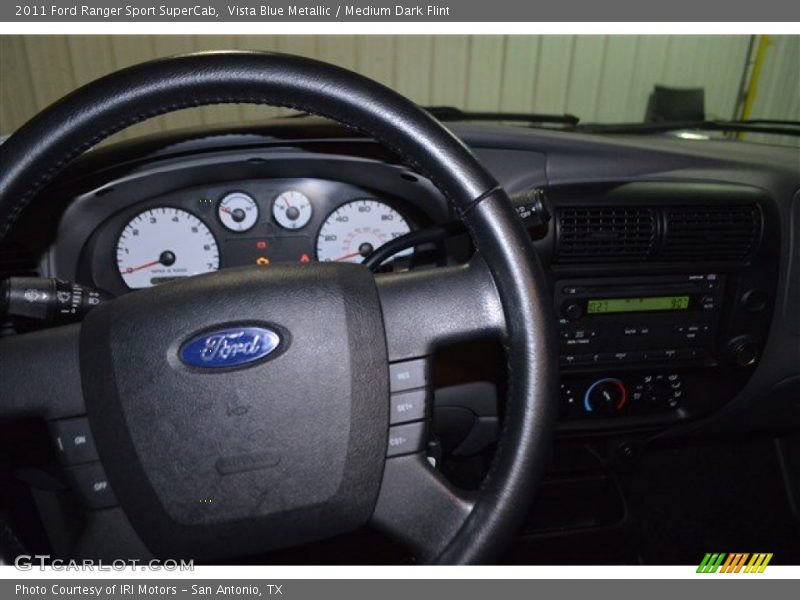 Vista Blue Metallic / Medium Dark Flint 2011 Ford Ranger Sport SuperCab