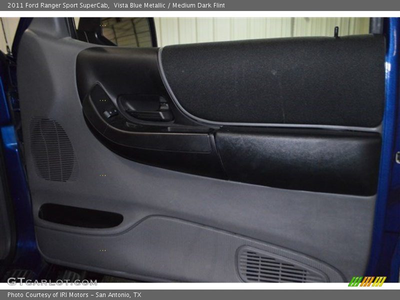 Vista Blue Metallic / Medium Dark Flint 2011 Ford Ranger Sport SuperCab