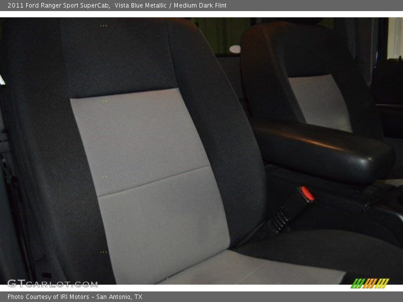 Vista Blue Metallic / Medium Dark Flint 2011 Ford Ranger Sport SuperCab